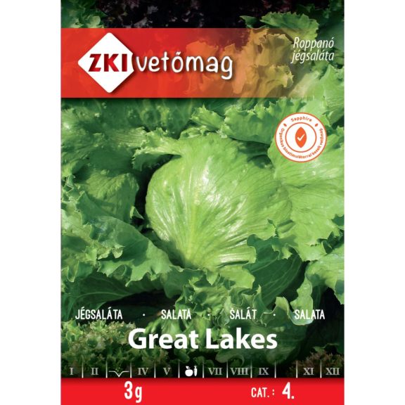 Vetőmag ZKI 4. kategória Jégsaláta/ Great Lakes Vetőmag ZKI 4. kategória Jégsaláta/ Great Lakes