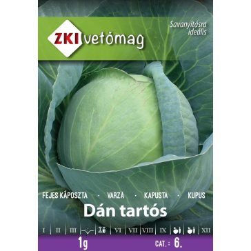 Vetőmag ZKI 6. kategória Fejes káposzta/ Dán tartós