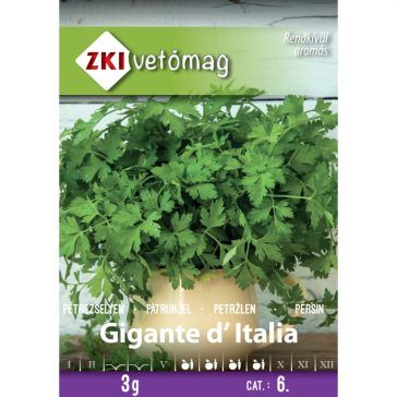   Vetőmag ZKI 6. kategória Petrezselyem/ Gigante d' Italia