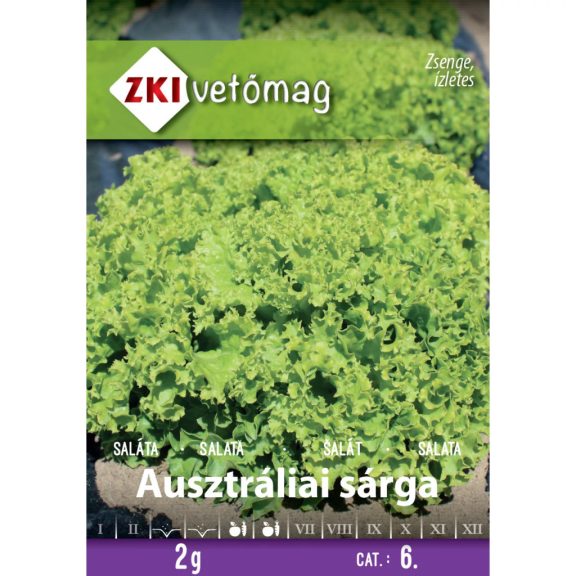 Vetőmag ZKI 6. kategória Saláta/ Ausztráliai sárga Vetőmag ZKI 6. kategória Saláta/ Ausztráliai sárga