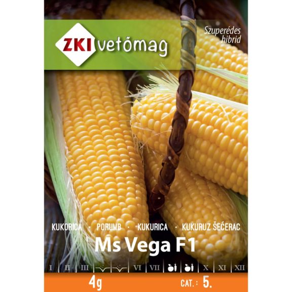 Vetőmag ZKI 5. kategória Kukorica/ MS Vega F1 Vetőmag ZKI 5. kategória Kukorica/ MS Vega F1