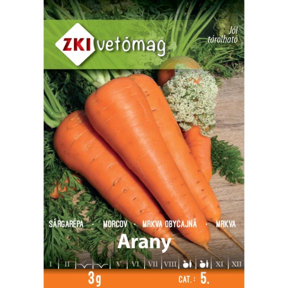 Vetőmag ZKI 5. kategória Répa/ Arany Vetőmag ZKI 5. kategória Répa/ Arany