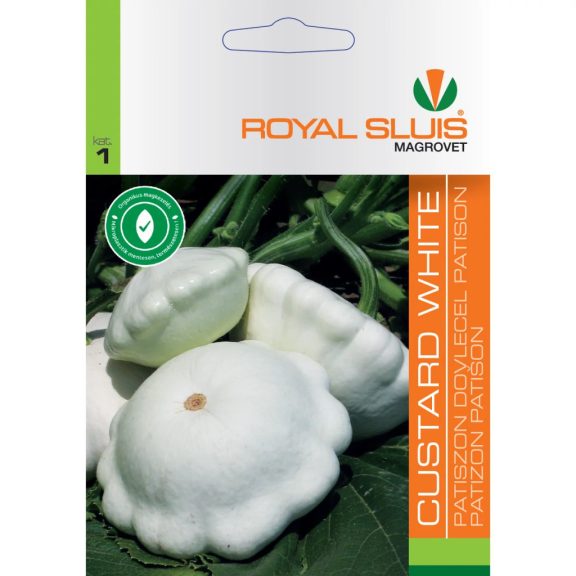 Vetőmag Royal I. kategória Kabakos/ Custard White Vetőmag Royal I. kategória Kabakos/ Custard White