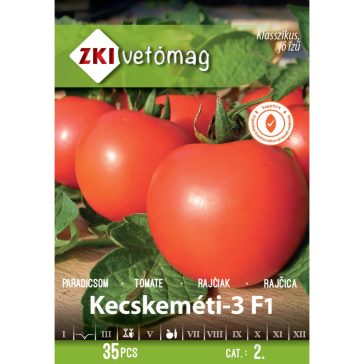 Vetőmag ZKI 2. kategória Paradicsom/ Kecskeméti-3 F1