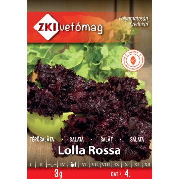 Vetőmag ZKI 4. kategória Tépősaláta/ Lolla Rossa