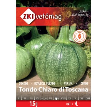 Vetőmag ZKI 4. kategória Cukkini/ Tondo Chiaro di Toscana