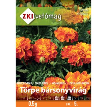   Vetőmag ZKI 5. kategória Bársonyvirág Törpe Bársonyvirág