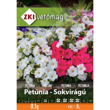 Vetőmag ZKI 5. kategória Petúnia-sokvirágú