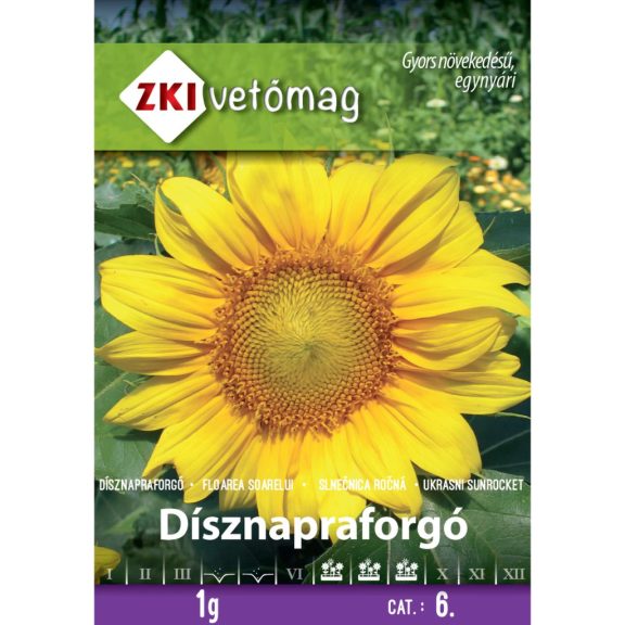 Vetőmag ZKI 6. kategória Dísznapraforgó Vetőmag ZKI 6. kategória Dísznapraforgó