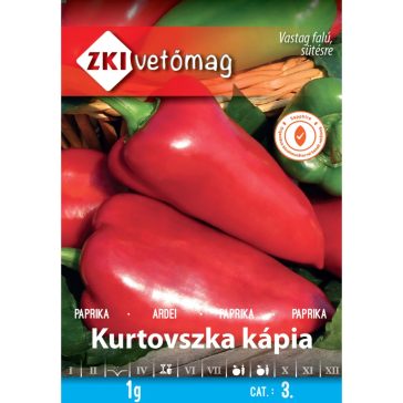 Vetőmag ZKI 3. kategória Paprika/ Kurtovszka Kápia