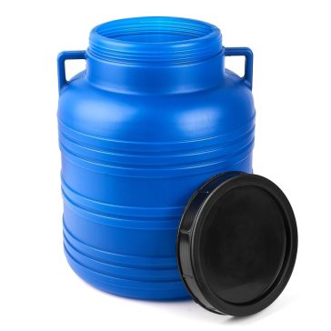   Hordó műanyag  10 literes bidon füles csavaros tetővel kék 0,31 kg