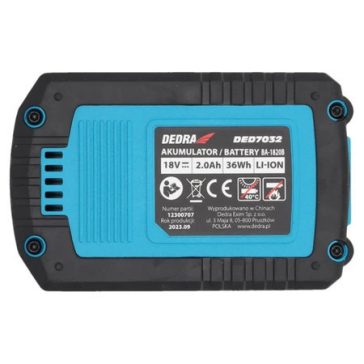 Dedra Akkumulátor Lithium-Ion  2Ah (DED7032)
