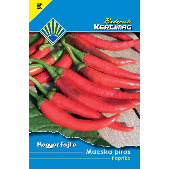 Vetomag Budapesti Kertimag 5. kategória - Macska piros Paprika Vetomag Budapesti Kertimag 5. kategória - Macska piros Paprika