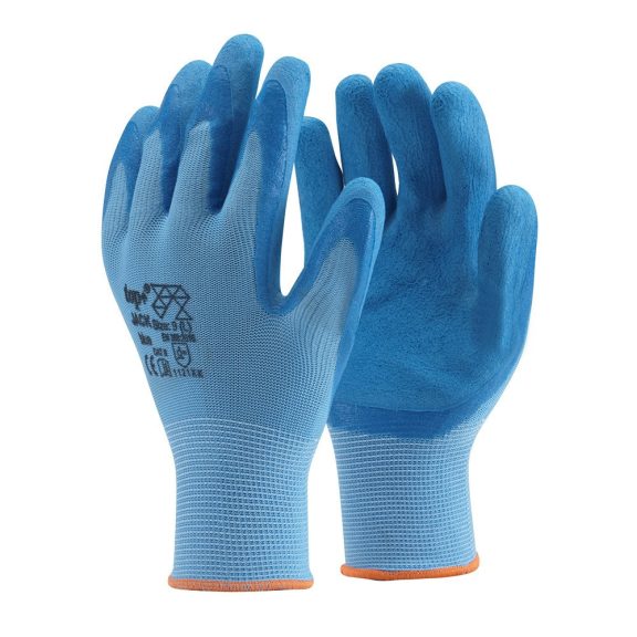 Kesztyű latex mártott poliészter gumírozott mandzsetta (10-es) (Top Jack XL) Kesztyű latex mártott poliészter gumírozott mandzsetta (10-es) (Top Jack XL)