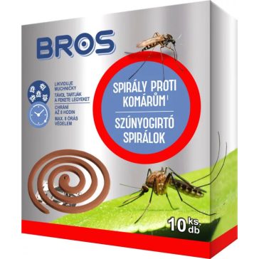BROS szúnyogírtó és riasztó spirál 10 db/dob