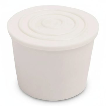 Gumidugó fehér 2 - Ø12 mm - Ø9 mm ↕ 20 mm