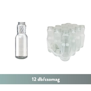   Gyümölcslé üveg 1 liter színtelen TO53 MD IMP (12db-os kiszerelés)