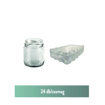   Konzerves üveg 212 ml-es (TO63) /Az ár a lapkát NEM tartalmazza/ (24db/zsugor)