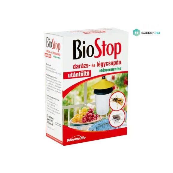 Biostop Darázs-légycsapda ut. 3 db-os Biostop Darázs-légycsapda ut. 3 db-os