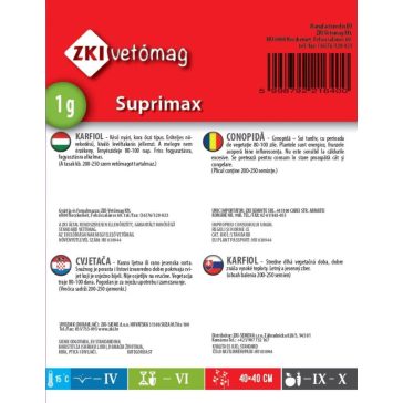ZKI vetőmag 4. kategória Karfiol/ Suprimax