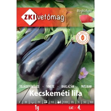   Vetőmag ZKI 4. kategória Tojásgyümölcs- kecskeméti lila 