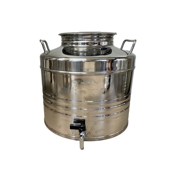 Kanna (M) Inox füles 30 literes, csappal (38cm) Kanna (M) Inox füles 30 literes, csappal (38cm)