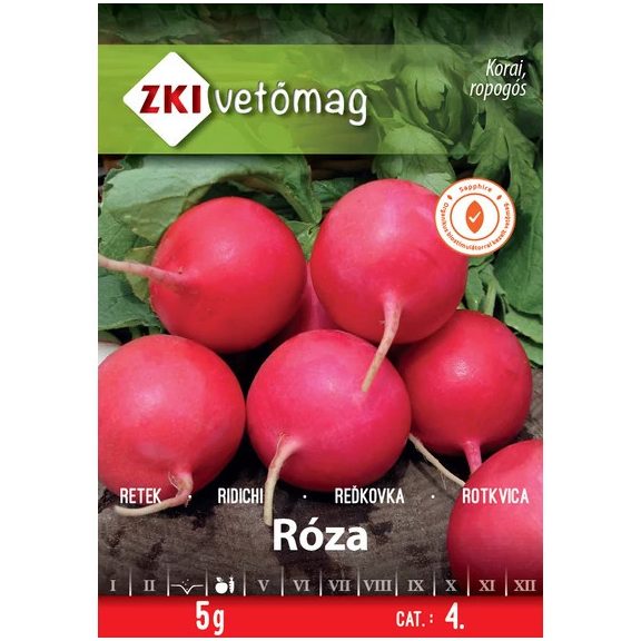 Vetőmag ZKI 4. kategória Retek/ Róza Vetőmag ZKI 4. kategória Retek/ Róza